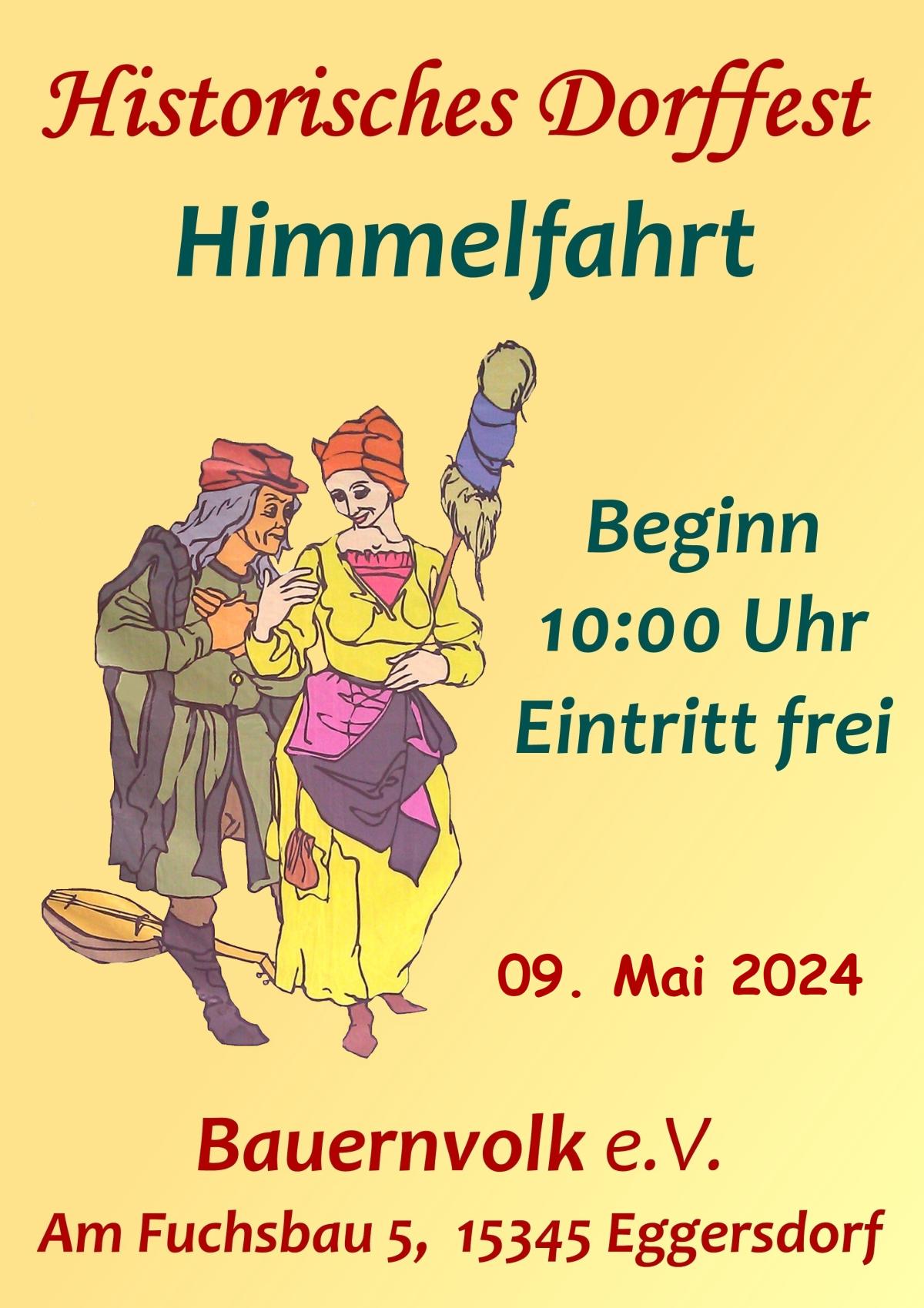 15345 Eggersdorf: Historisches Dorffest in Eggersdorf