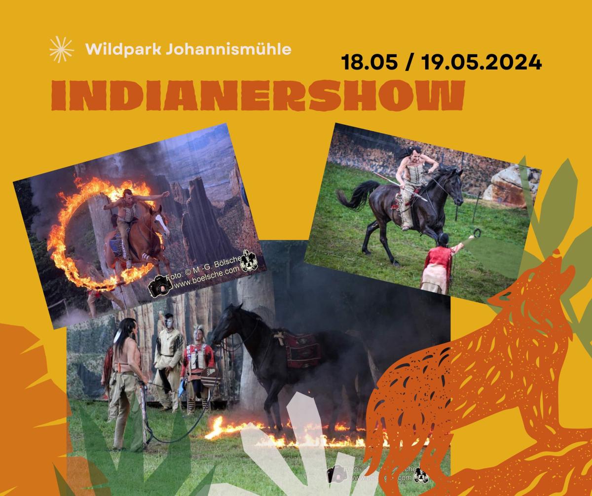 15837 Baruth: Indianershow im Wildpark
